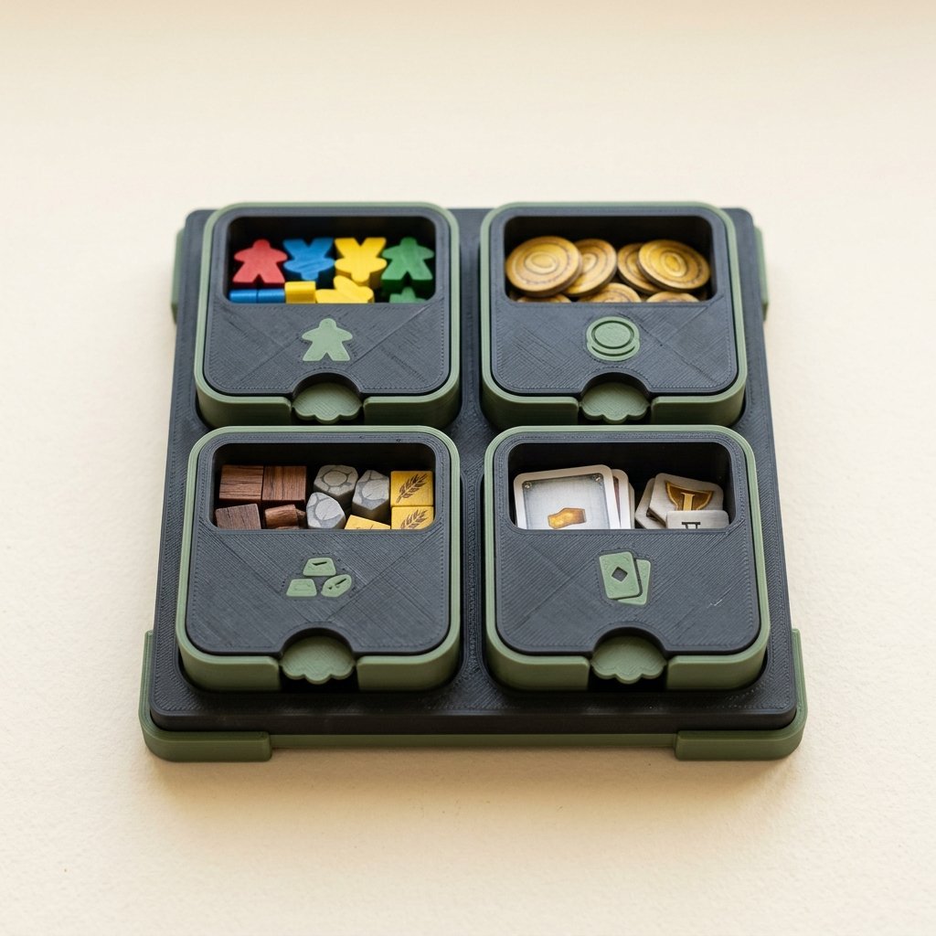 Modular Board-Game Organizer Hero