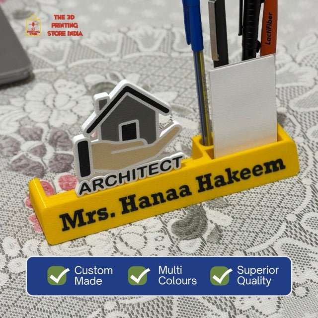 Architect Desk Name Plank
