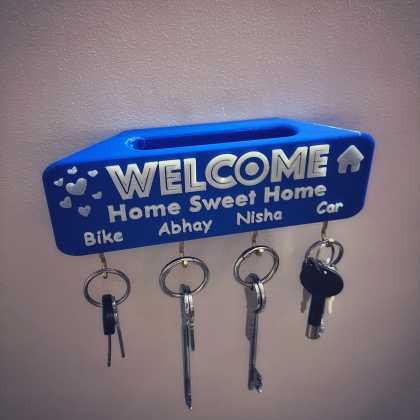 Home Sweet Home Keys Wall Holder