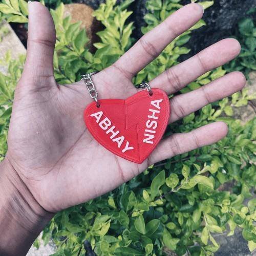 Magnetic Split Heart Keychain Set (2-Piece)
