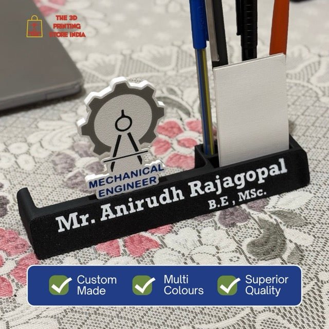 Mechanical Engineer Desk Name Plank