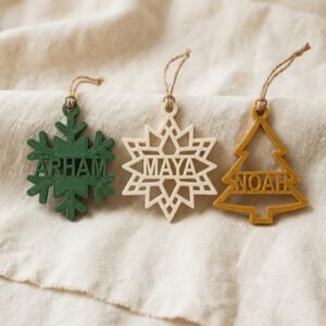 Personalized Holiday Ornament Trio Hero