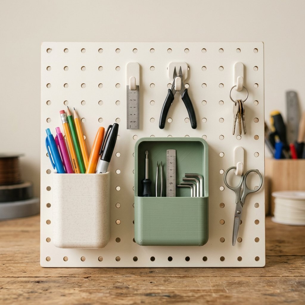 Pegboard Craft Organizer Kit Hero